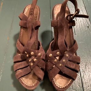 Prada platform sandal -brown